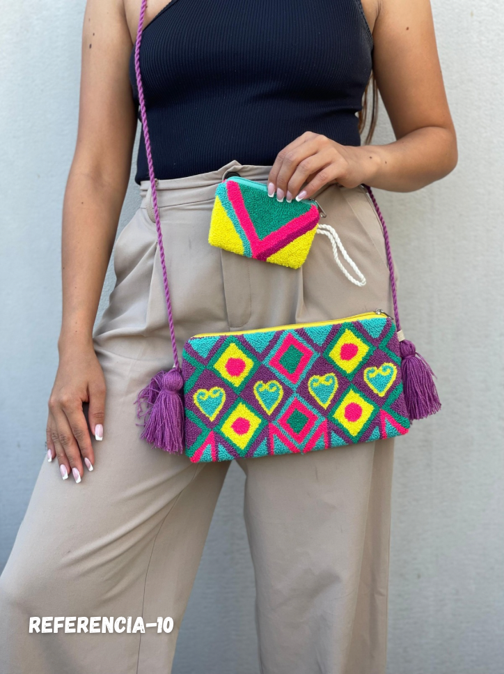 Set Wayuu⭐️- Sobre + Monedero Artesanal😍
