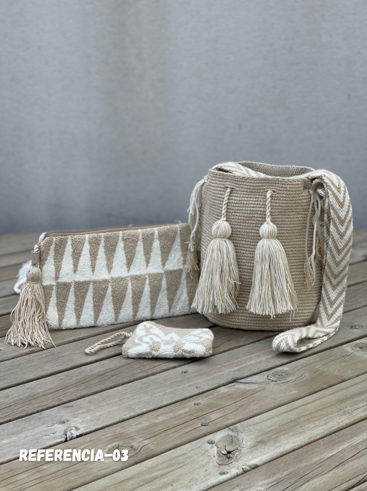 💫 Combos Wayuu: Mochila MEDIANA+ Sobre + (MONEDERO GRATIS) 🎁