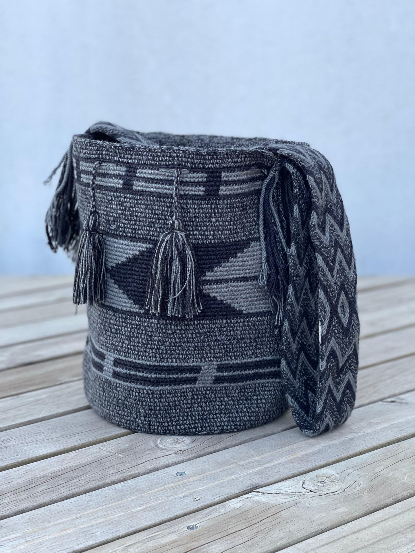 Mochilas GRANDE Diseño Hombre 🔹🩶 (31x28)