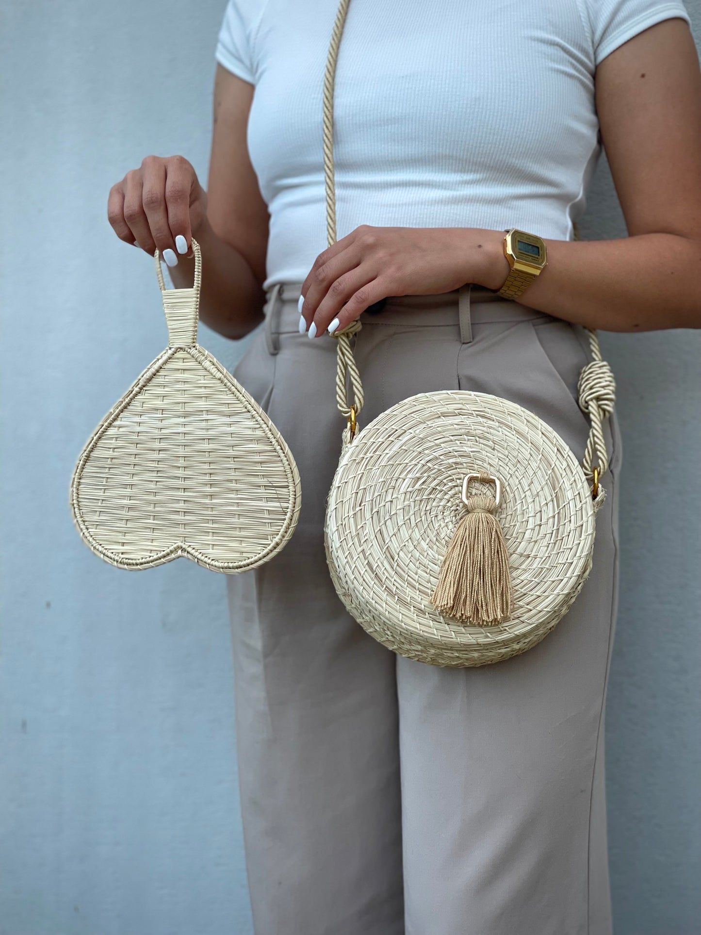 COMBO DE IRACA⭐️- Bolso en Forma de Yoyo + (Abanico de Regalo)🎁