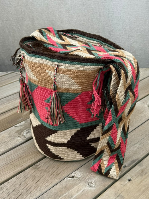 Mochila GRANDE Tonos Guayaba (31x28)