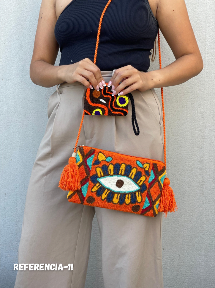 Set Wayuu⭐️- Sobre + Monedero Artesanal😍