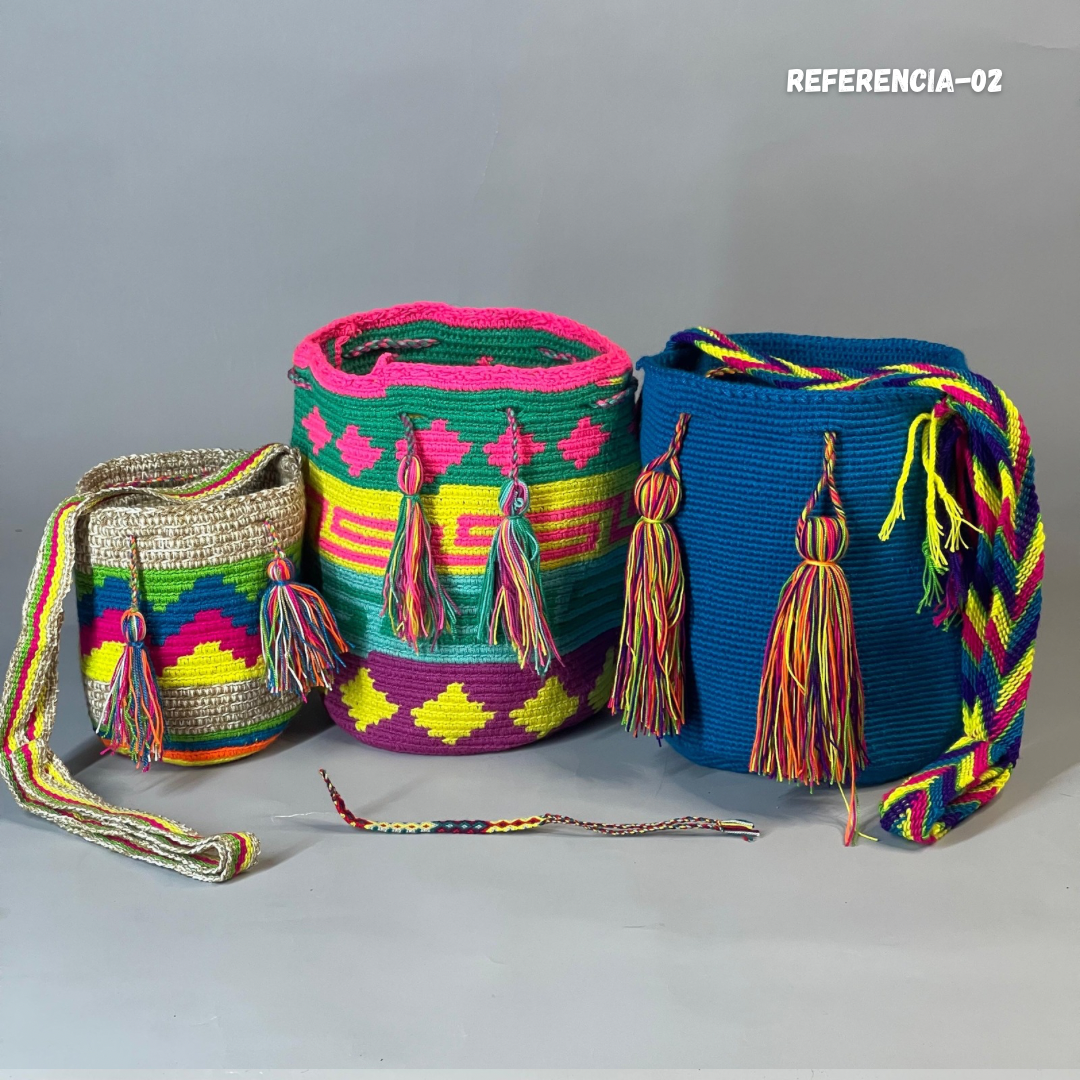 ✨Pack Especial: 2 Mochilas MEDIANAS+ (Mochila PEQUEÑA + Manilla ) 🎁
