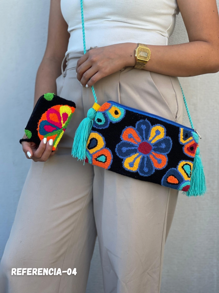 Set Wayuu⭐️- Sobre + Monedero Artesanal😍