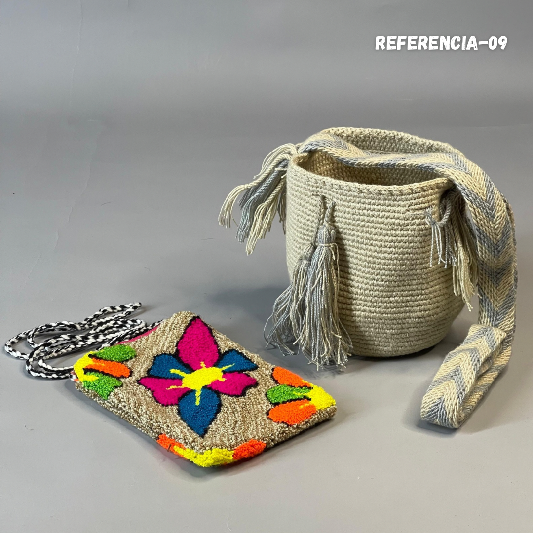 🎒📱 Combo Wayuu: Mochila Pequeña + PortaCelular 🚚✨
