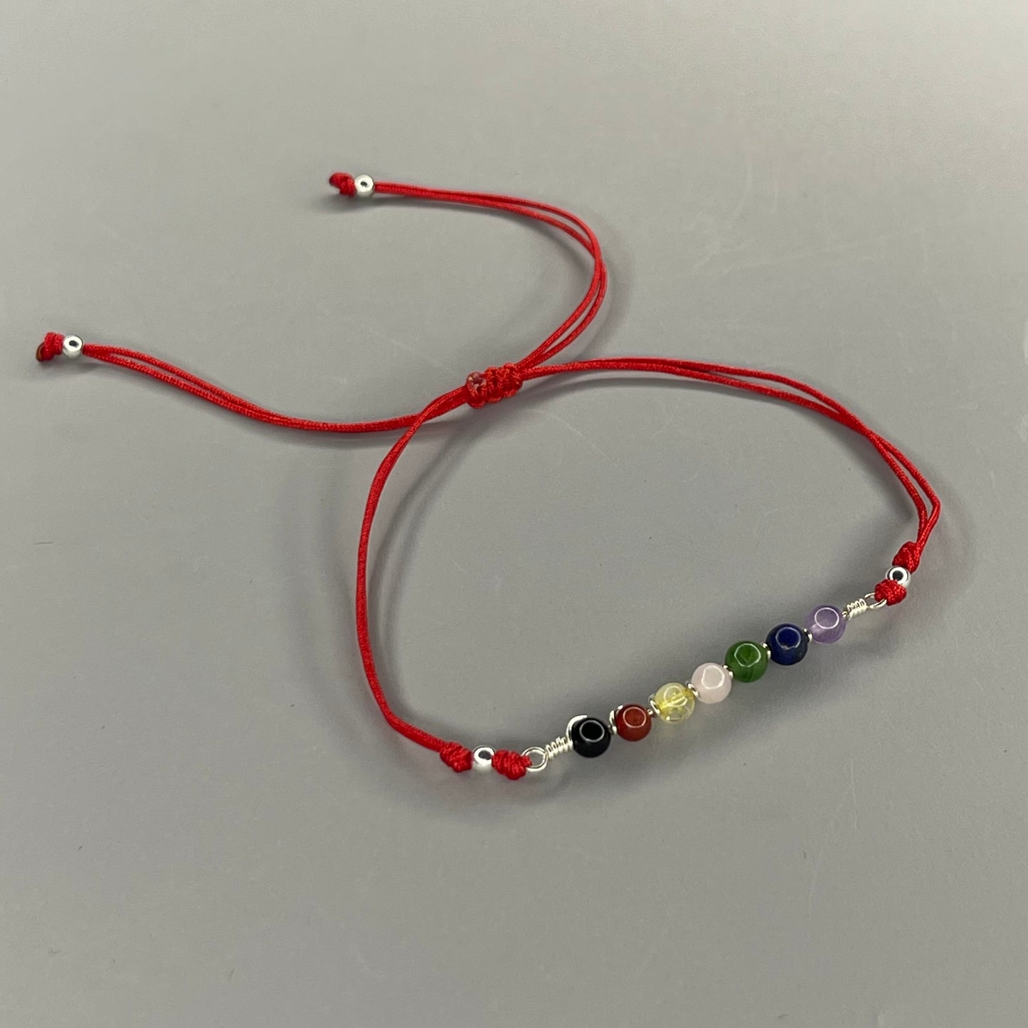 Manilla 7 Chakras Hilo Plata