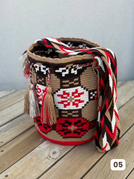 Mochila GRANDE Tonos Tierra (31x28)