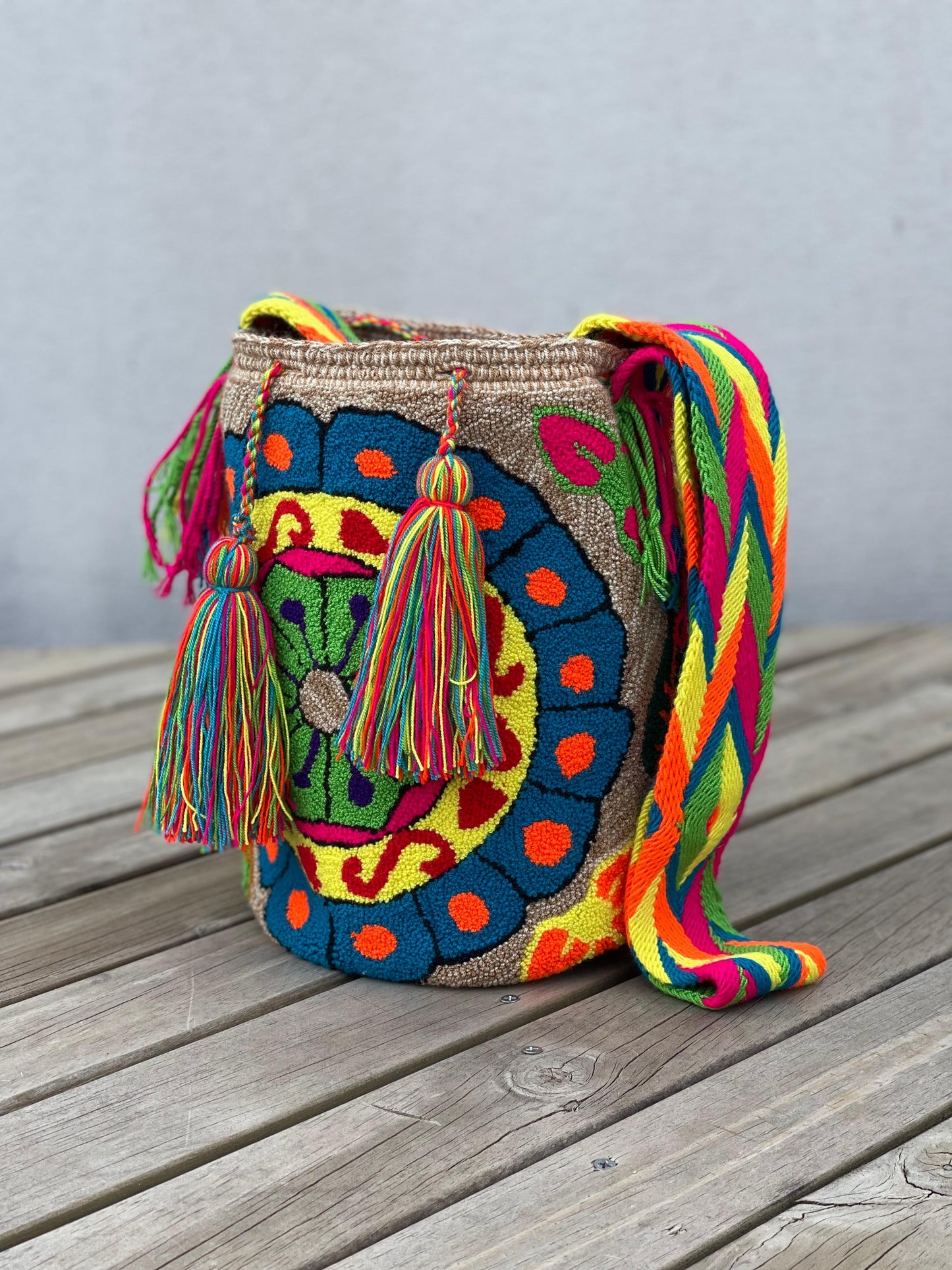Mochila GRANDE Tapizada (31x28)🦜
