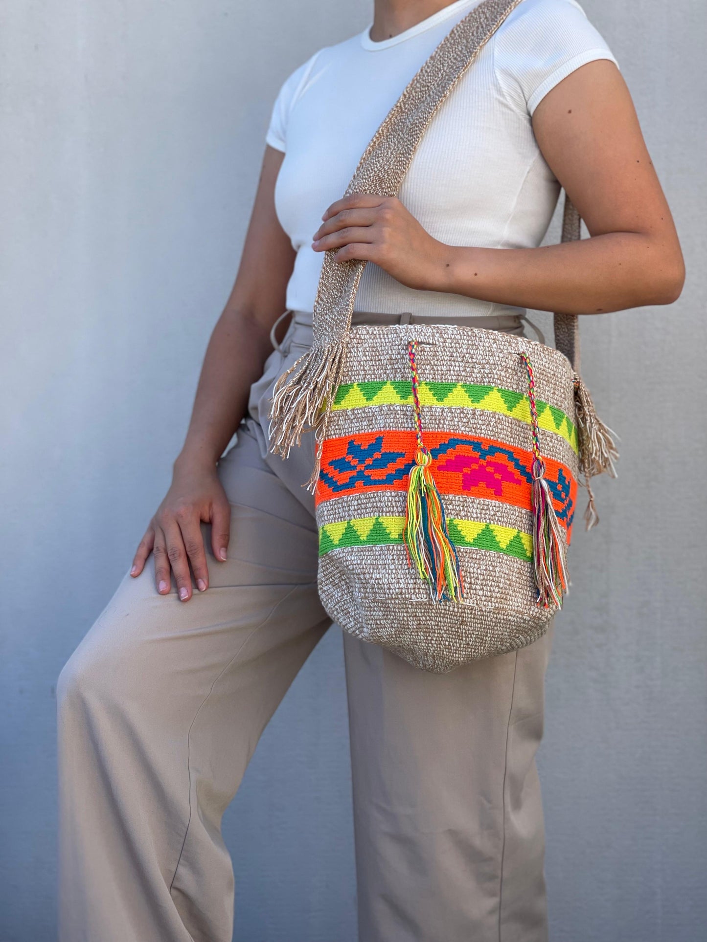 Nuanced Wayuu backpack