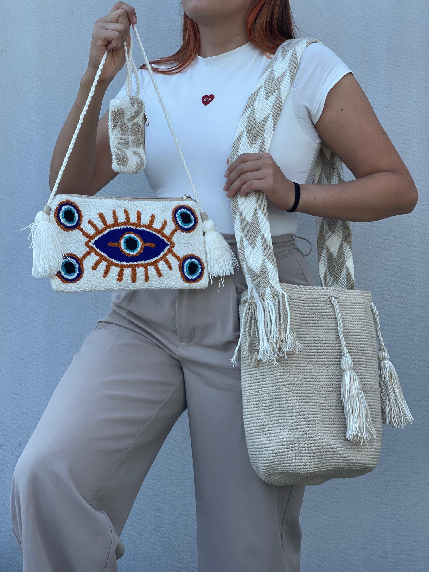 💫 Combo Wayuu: Mochila GRANDE+ Monedero + Sobre Artesanal🎁