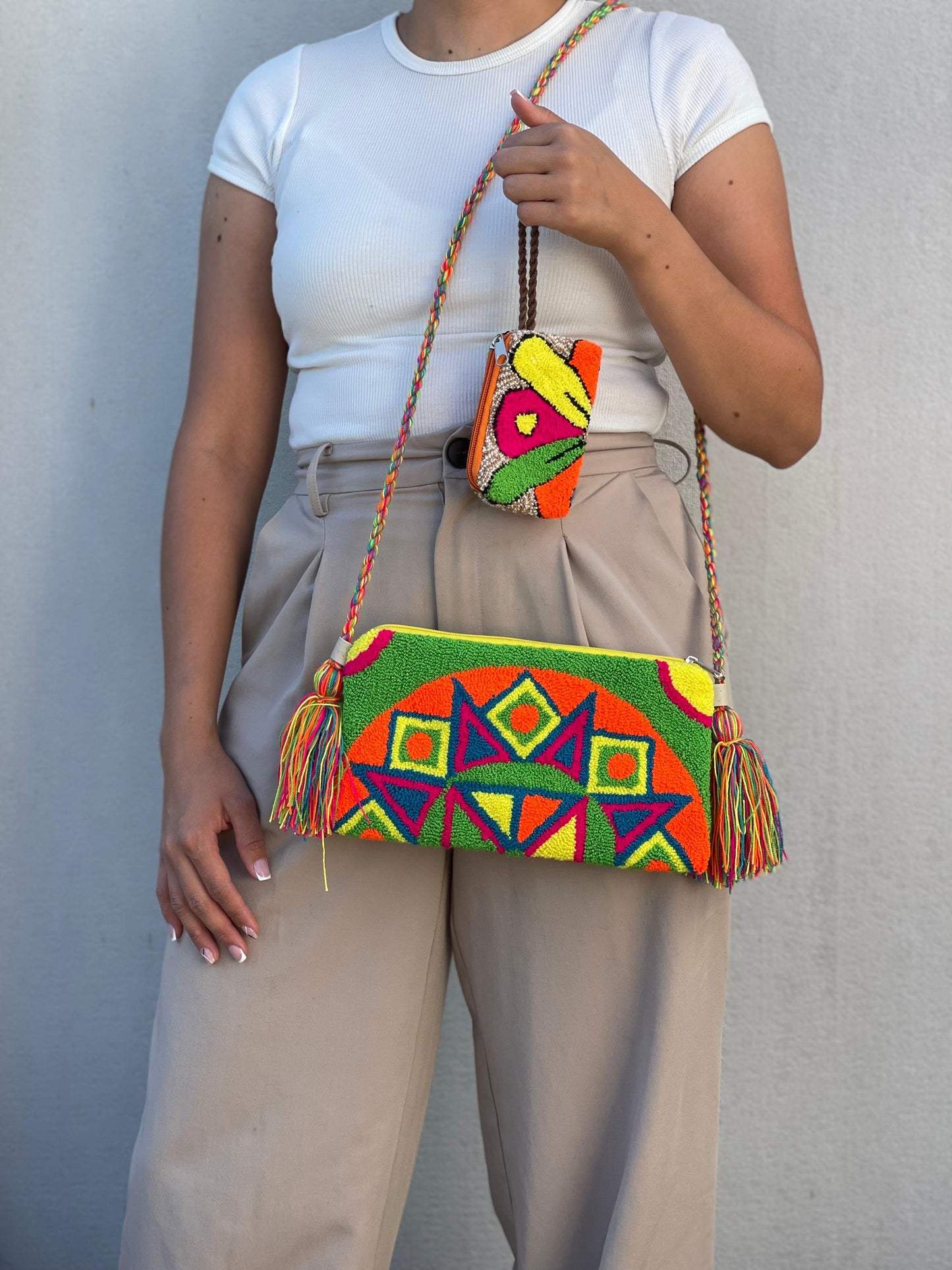 Set Wayuu⭐️- Sobre + Monedero Artesanal😍