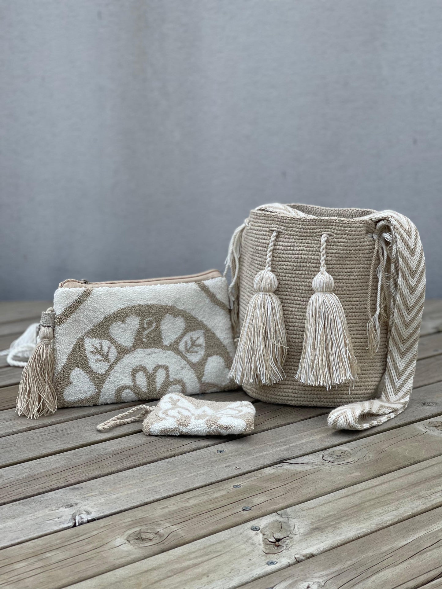 💫 Combos Wayuu: Mochila MEDIANA+ Sobre + (MONEDERO GRATIS) 🎁