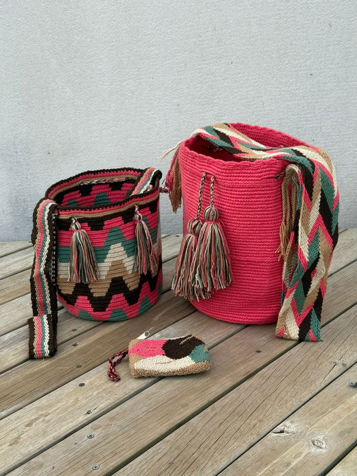 Set Mochila Grande + Mochila Mediana + (Monedero de Regalo)