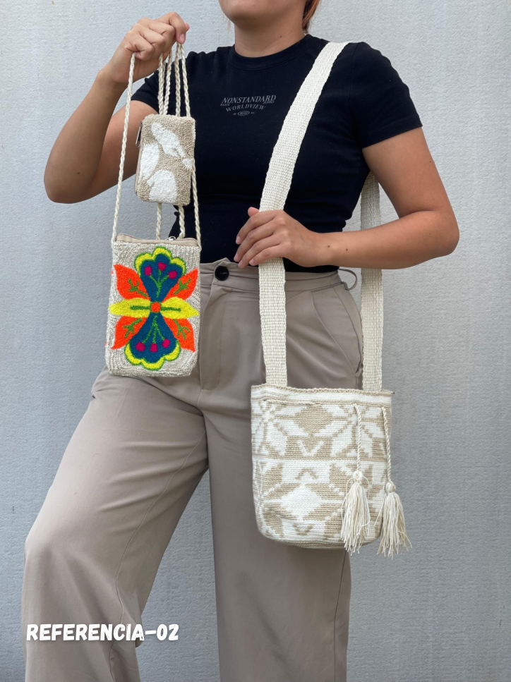 ✨Combo: Mochila MEDIANA Diseño+ Portacelular + (MONEDERO GRATIS) 🎁