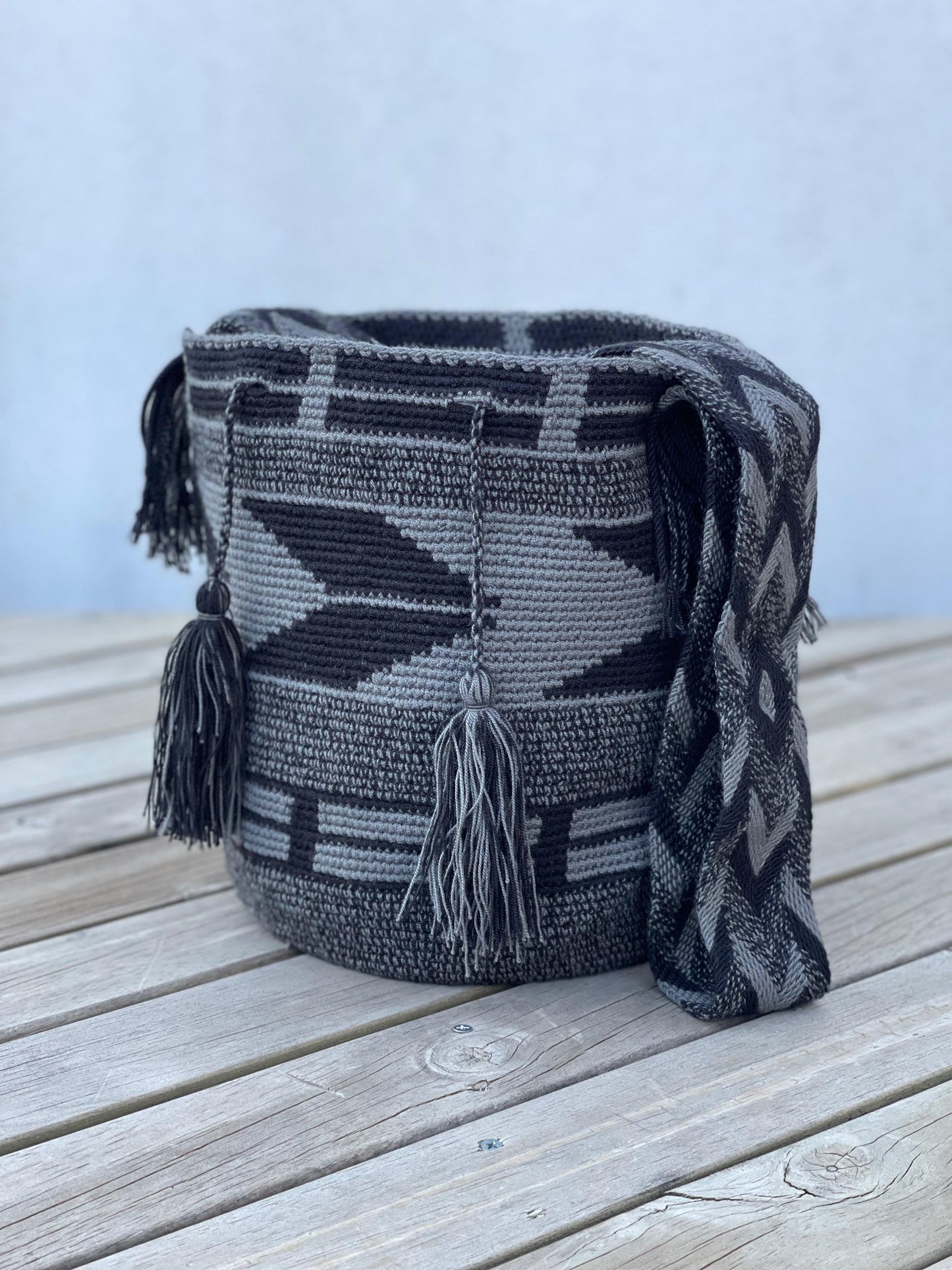 Mochilas GRANDE Diseño Hombre 🔹🩶 (31x28)