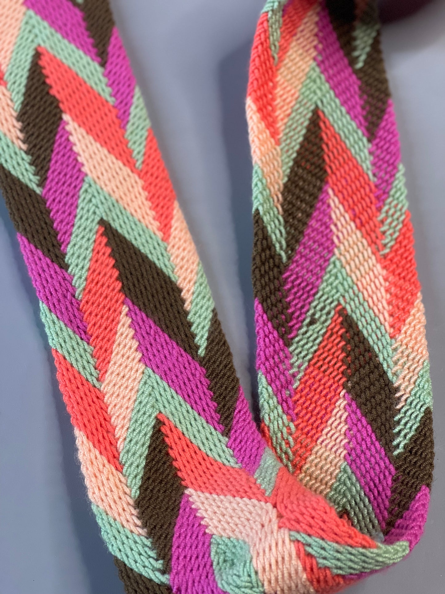 Bolso Redondo Wayuu Atardecer Eterno- Nuevo🌅⭐️