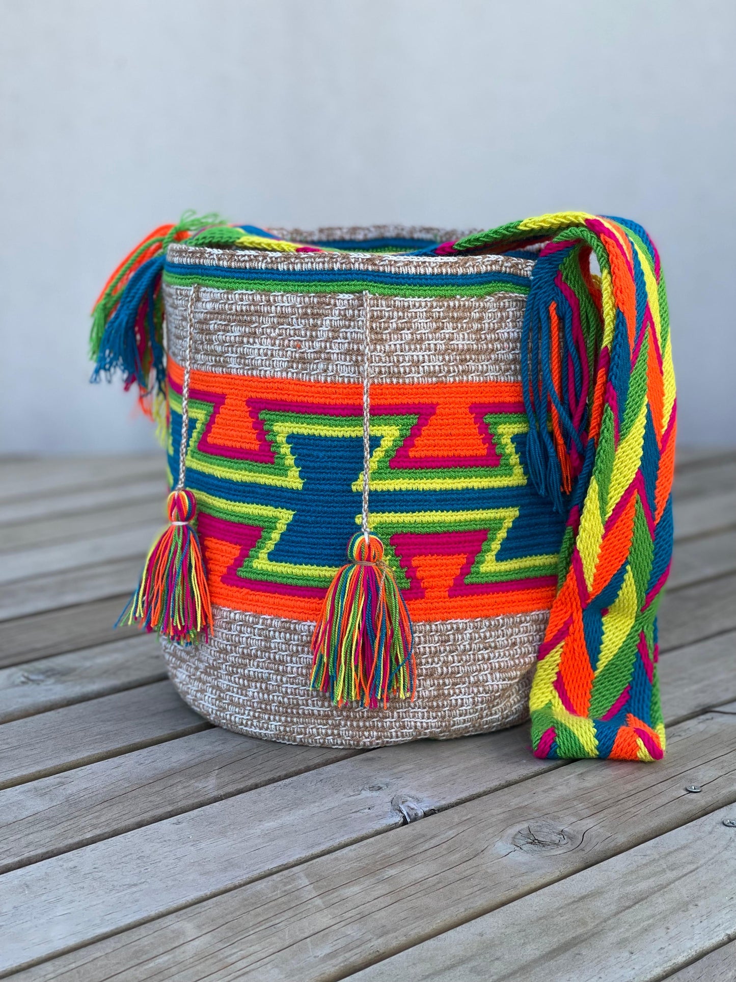 Nuanced Wayuu backpack