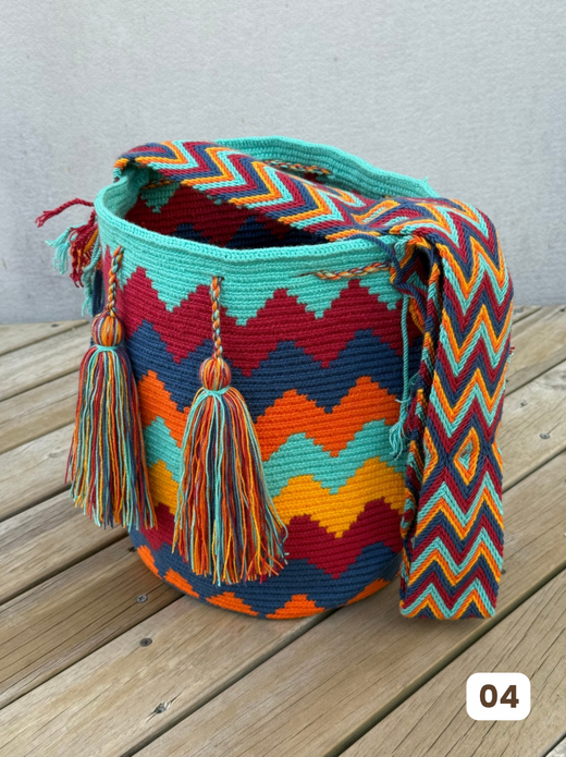 Mochila GRANDE Fiesta Tropical (31x28)