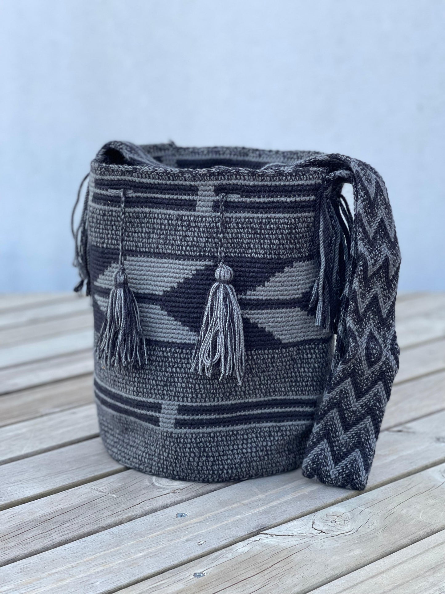 Mochilas GRANDE Diseño Hombre 🔹🩶 (31x28)