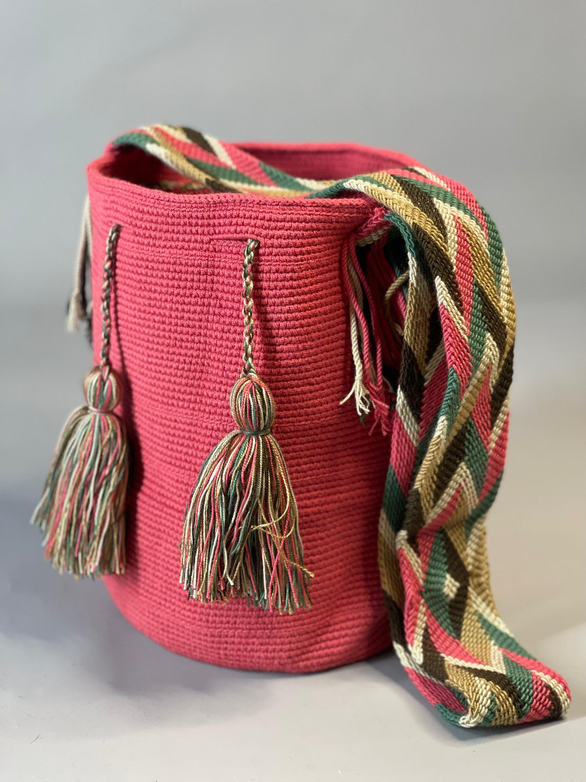 Mochila GRANDE Tonos Guayaba- Nueva Colección (31x28)
