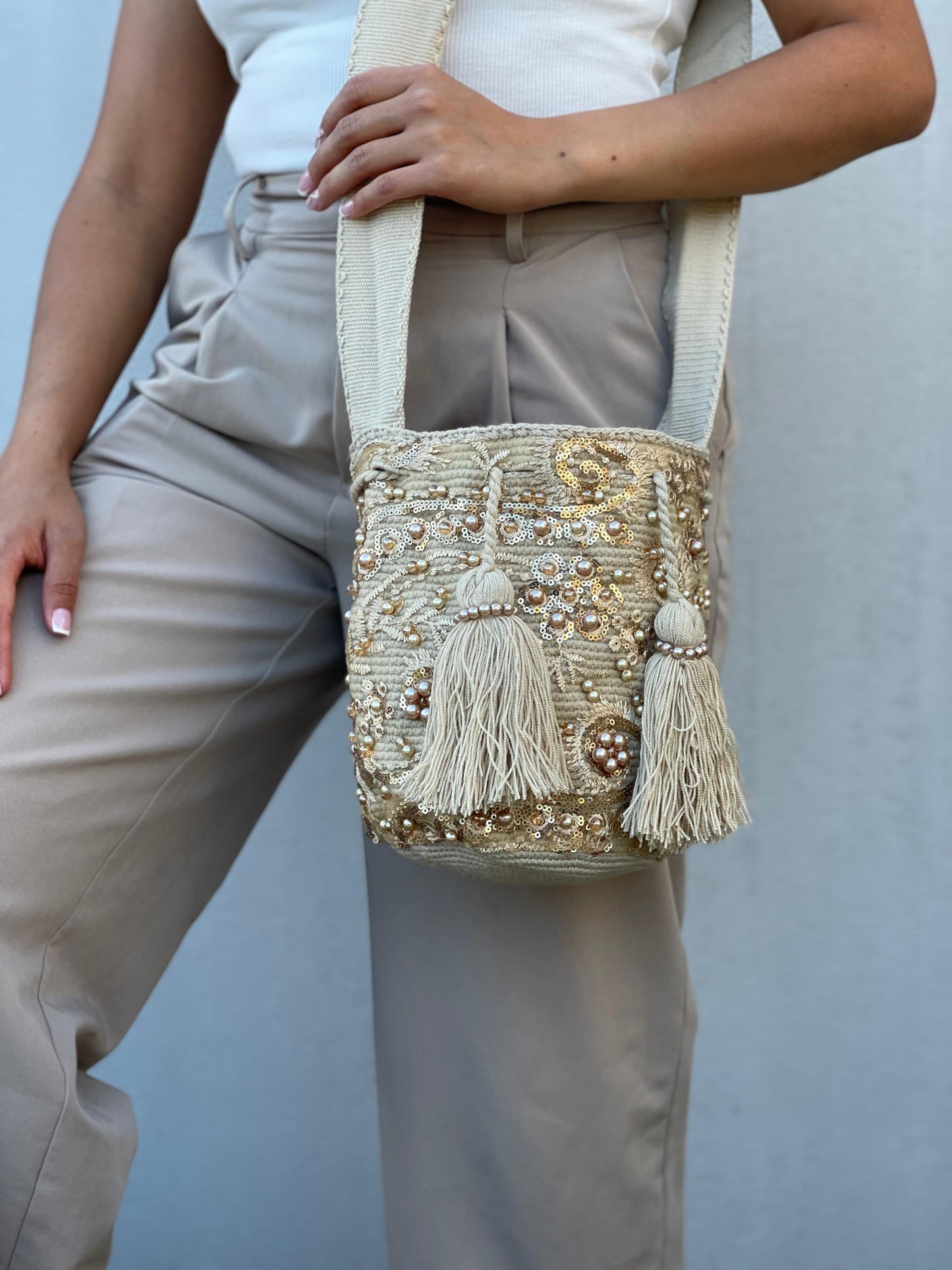 Mochila MEDIANA Recamada🌟💎(22x20)