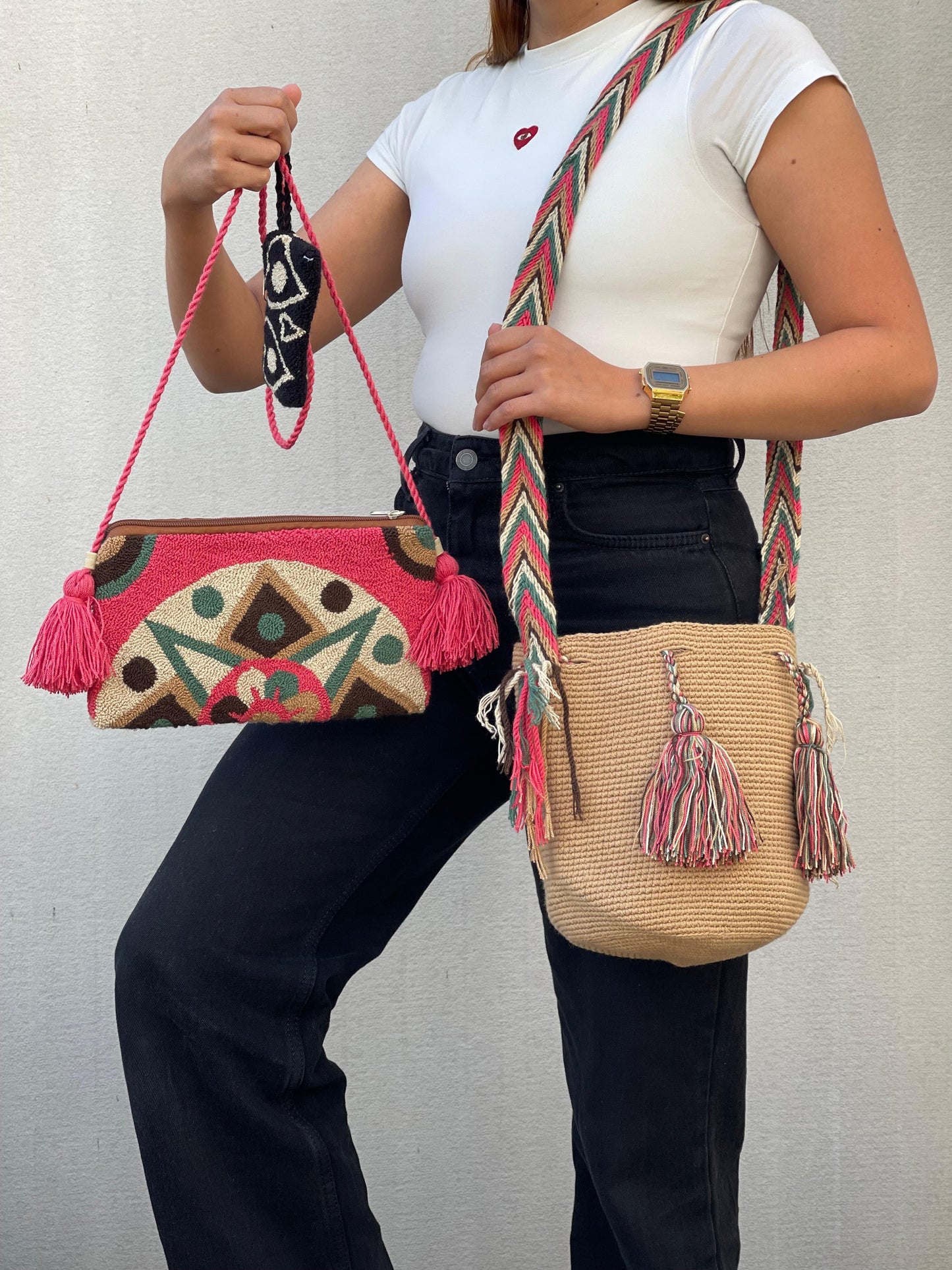 💫 Combos Wayuu: Mochila MEDIANA+ Sobre + (MONEDERO GRATIS) 🎁