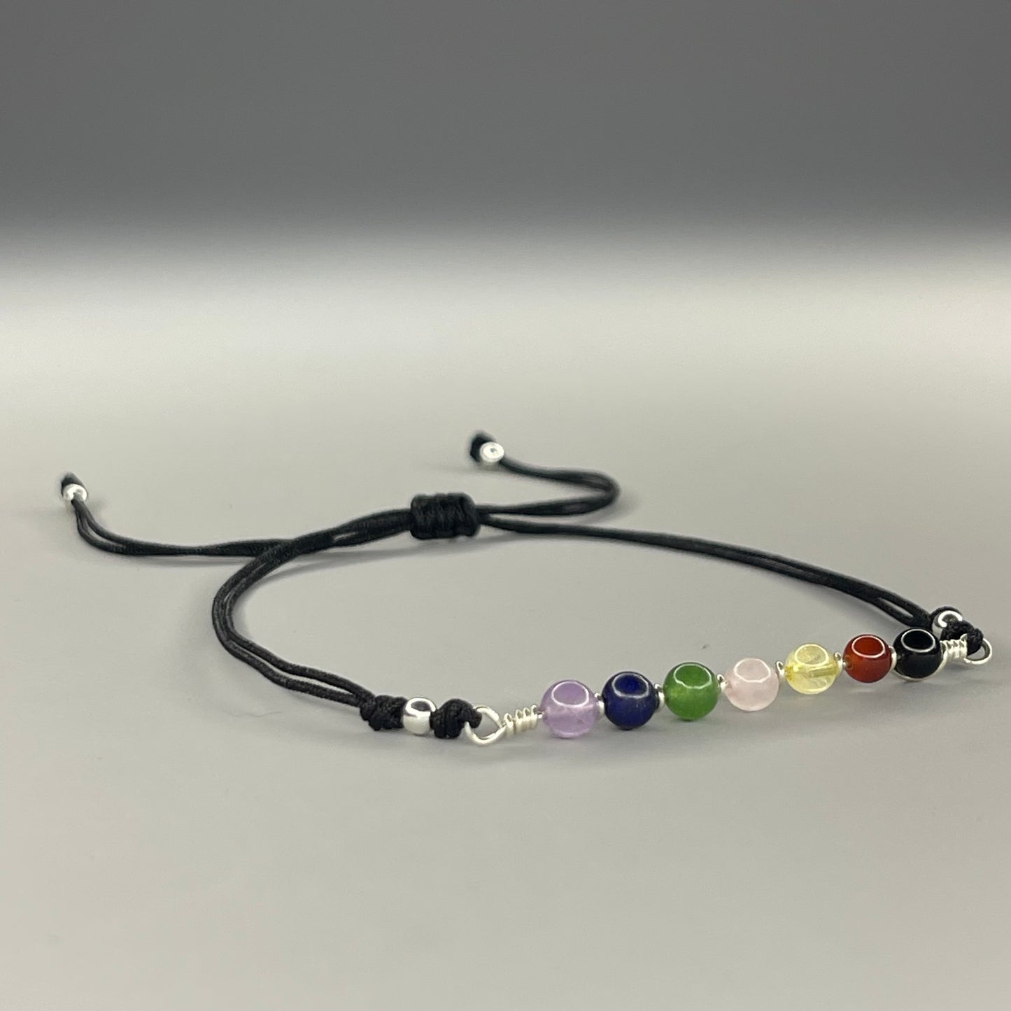 Manilla 7 Chakras Hilo Plata