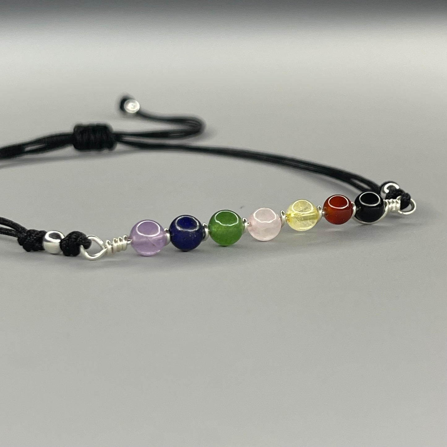 Manilla 7 Chakras Hilo Plata