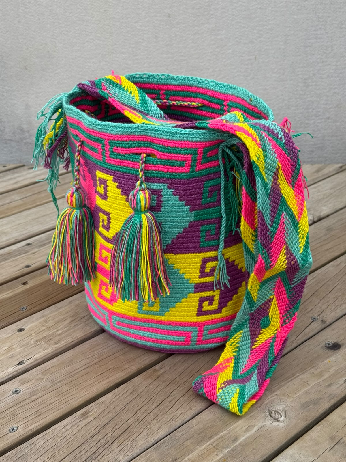 Mochila GRANDE Tonos Rosa (31x28)