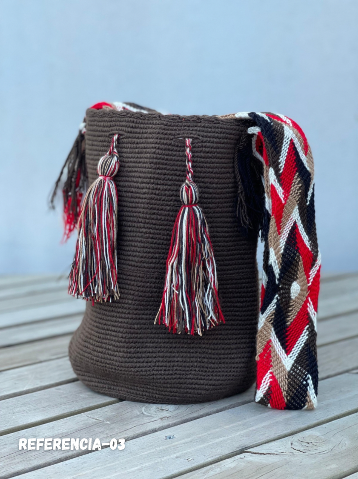 Mochila GRANDE Unicolor Tonos Tierra 🌎(31x28)