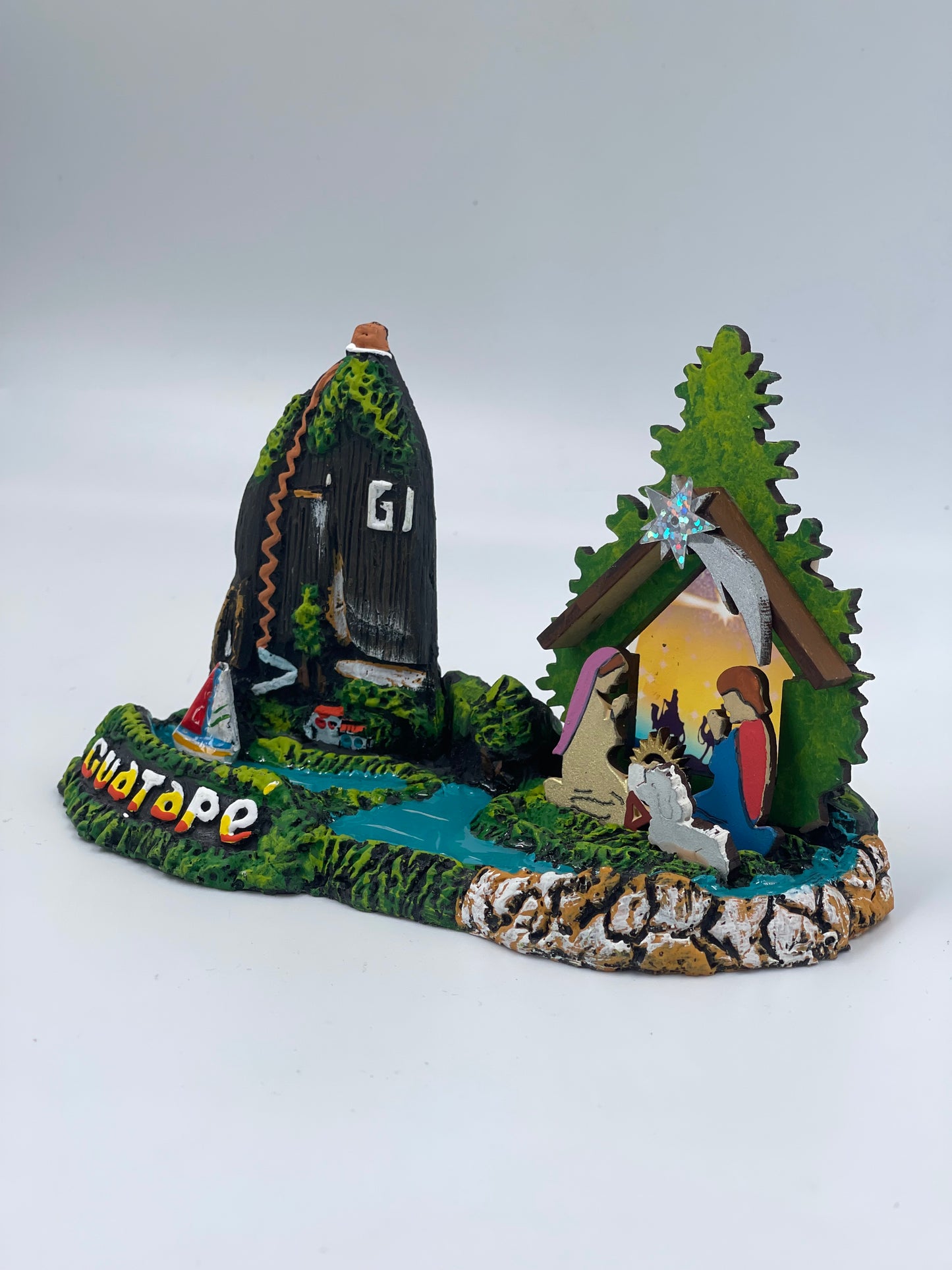Pesebre Piedra Laser