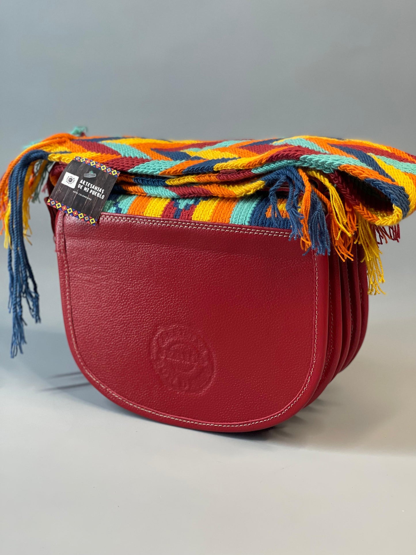 Carriel Wayuu Escarlata