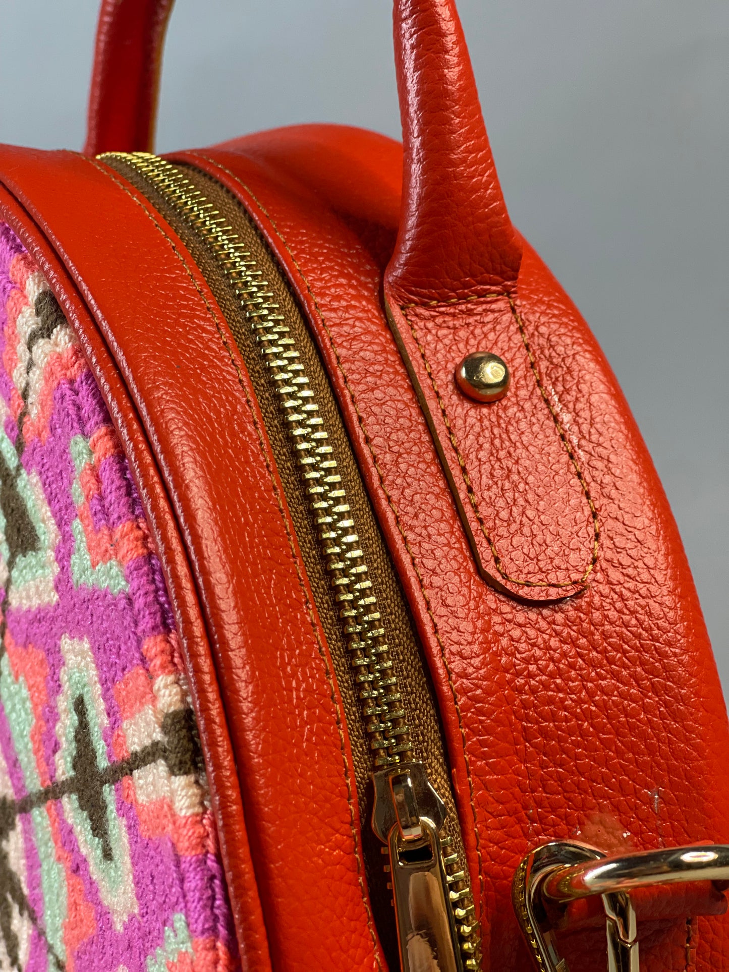 Bolso Redondo Wayuu Atardecer Eterno- Nuevo🌅⭐️