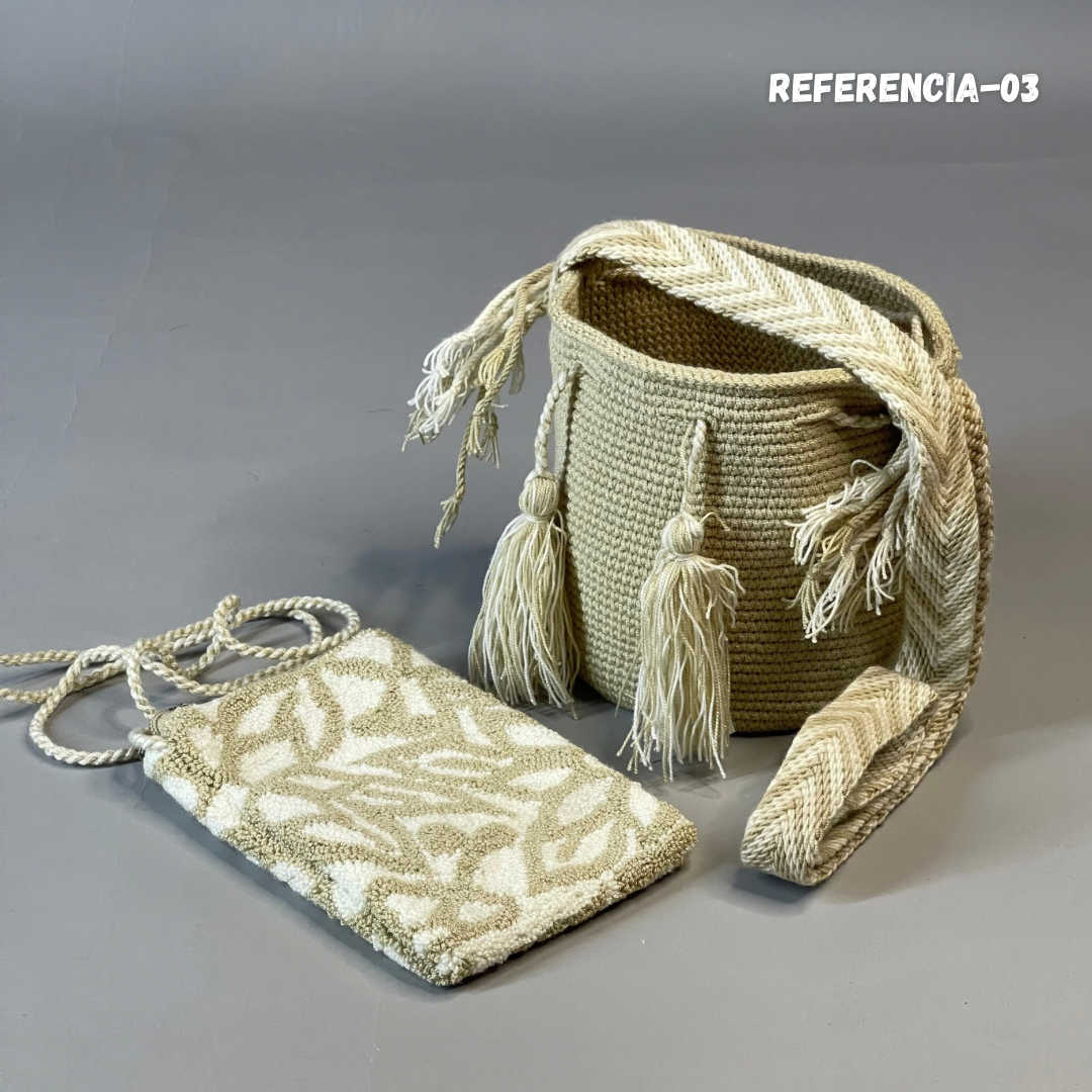 🎒📱 Combo Wayuu: Mochila Pequeña + PortaCelular 🚚✨