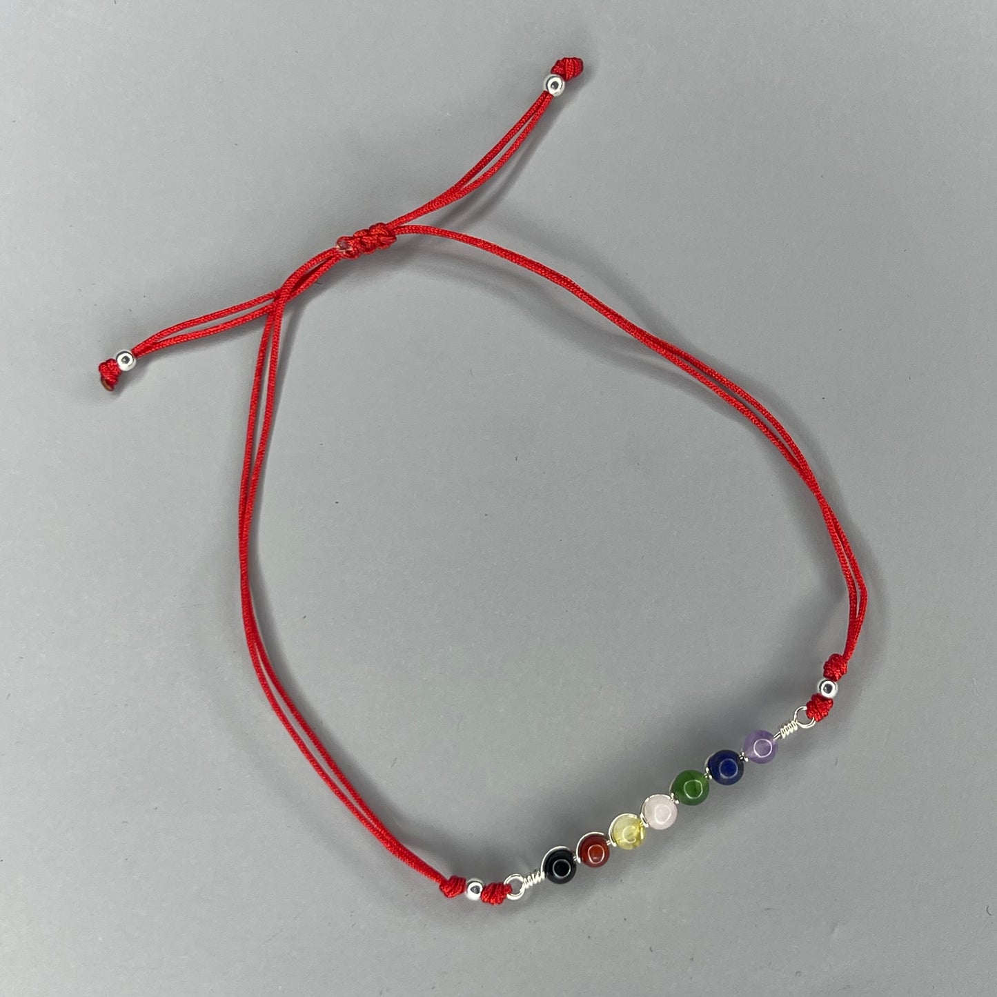 Manilla 7 Chakras Hilo Plata