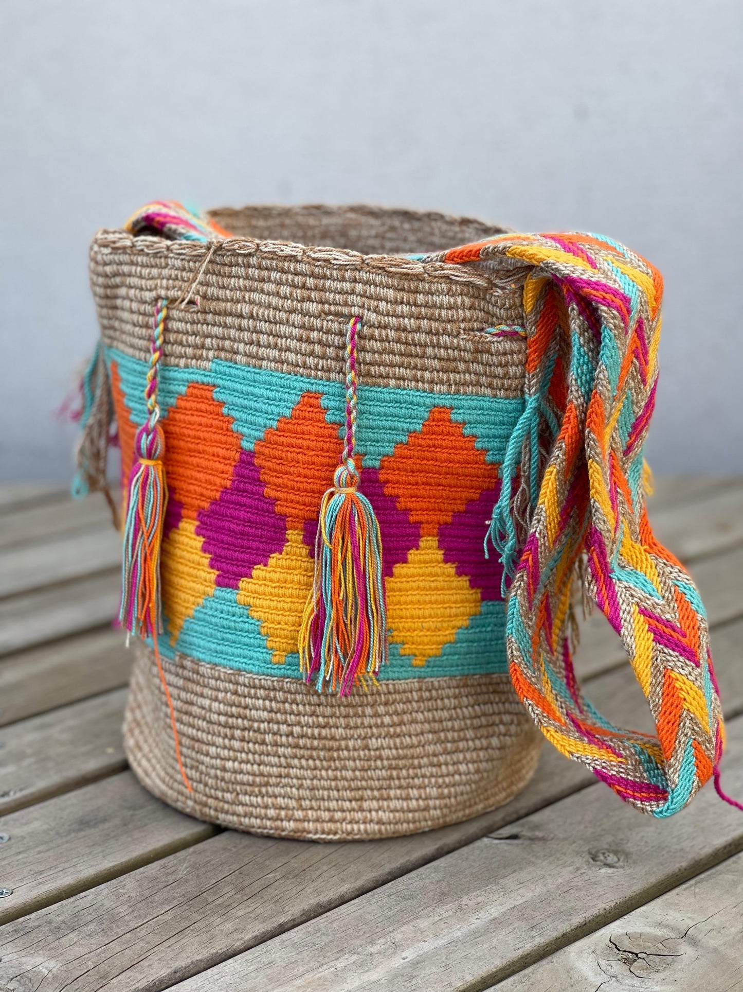 Nuanced Wayuu backpack