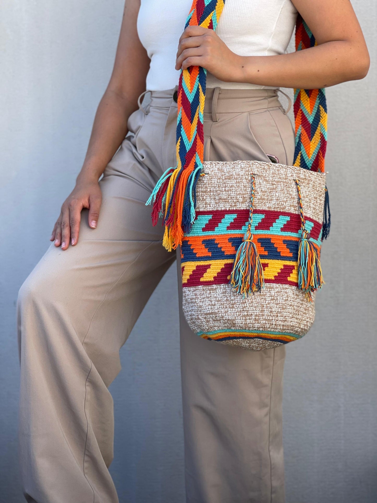Nuanced Wayuu backpack
