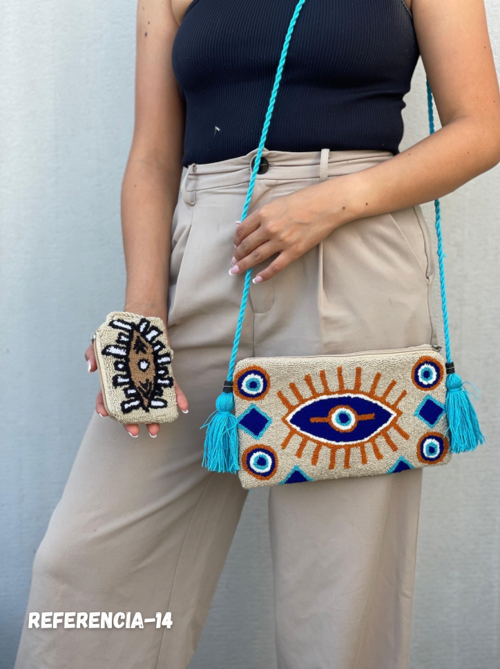 Set Wayuu⭐️- Sobre + Monedero Artesanal😍