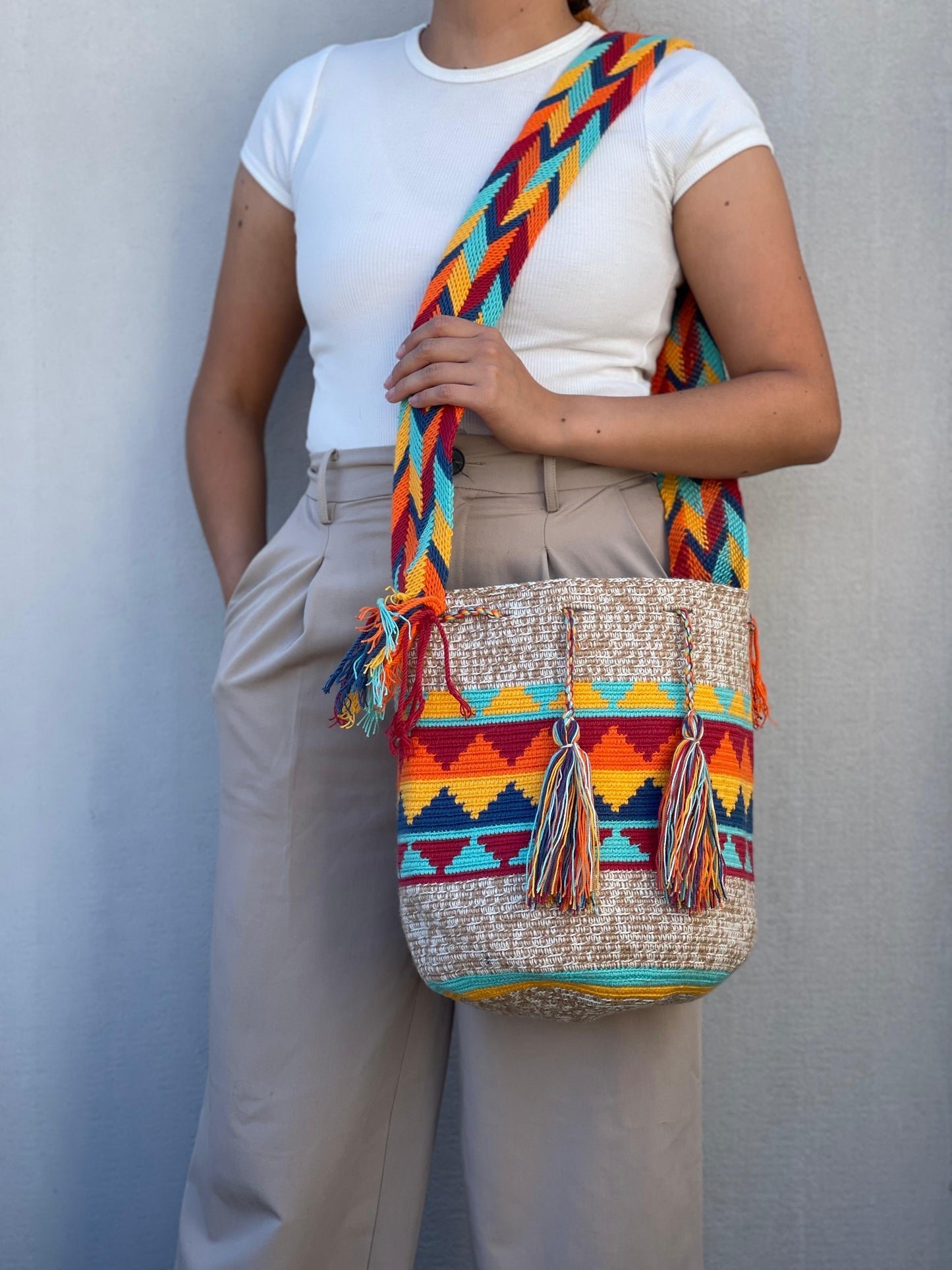 Nuanced Wayuu backpack
