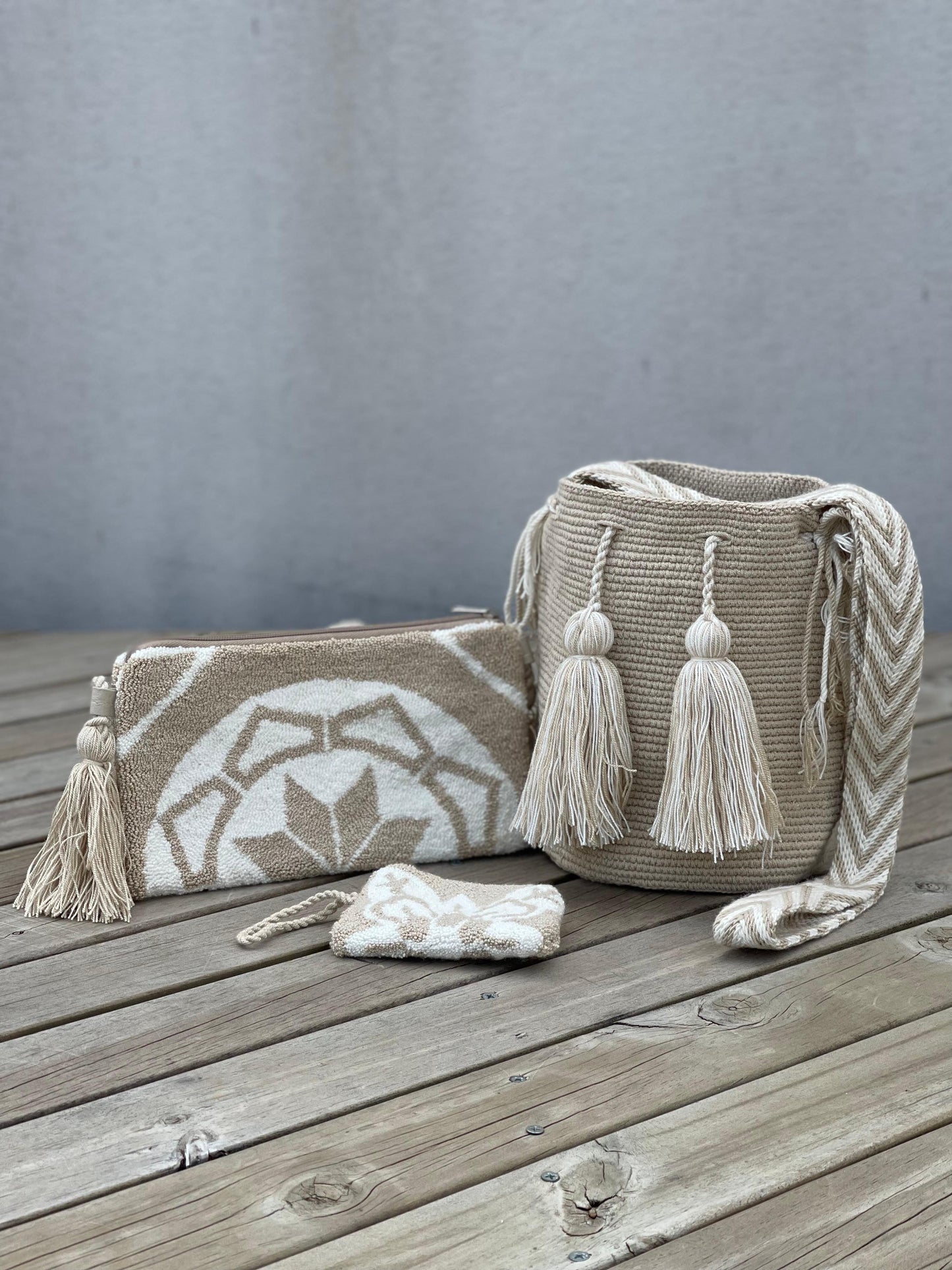 💫 Combos Wayuu: Mochila MEDIANA+ Sobre + (MONEDERO GRATIS) 🎁