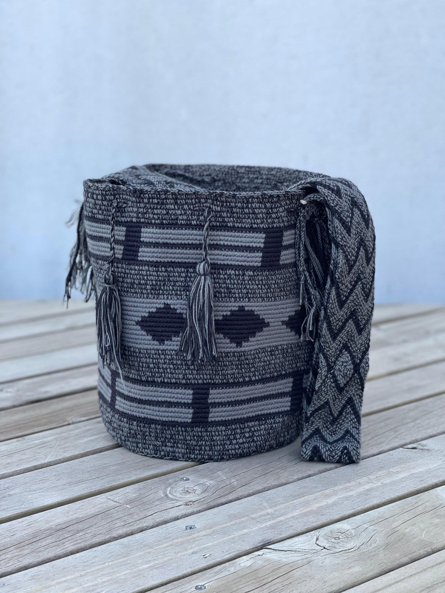 Mochilas GRANDE Diseño Hombre 🔹🩶 (31x28)