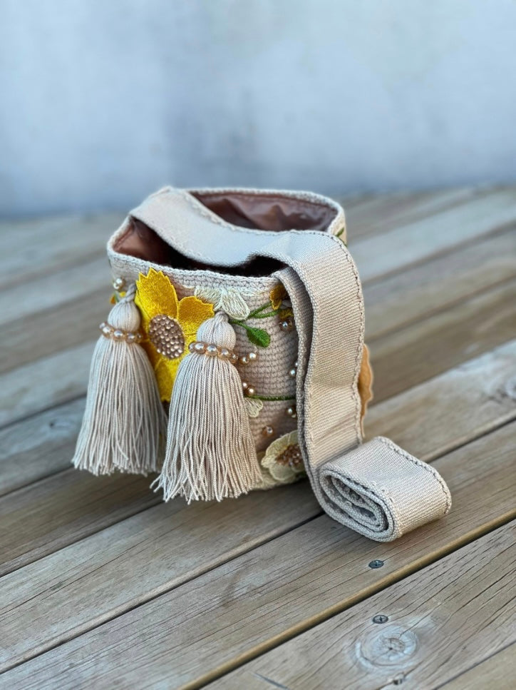 Mochila Recamada PEQUEÑA Primavera (17x15)