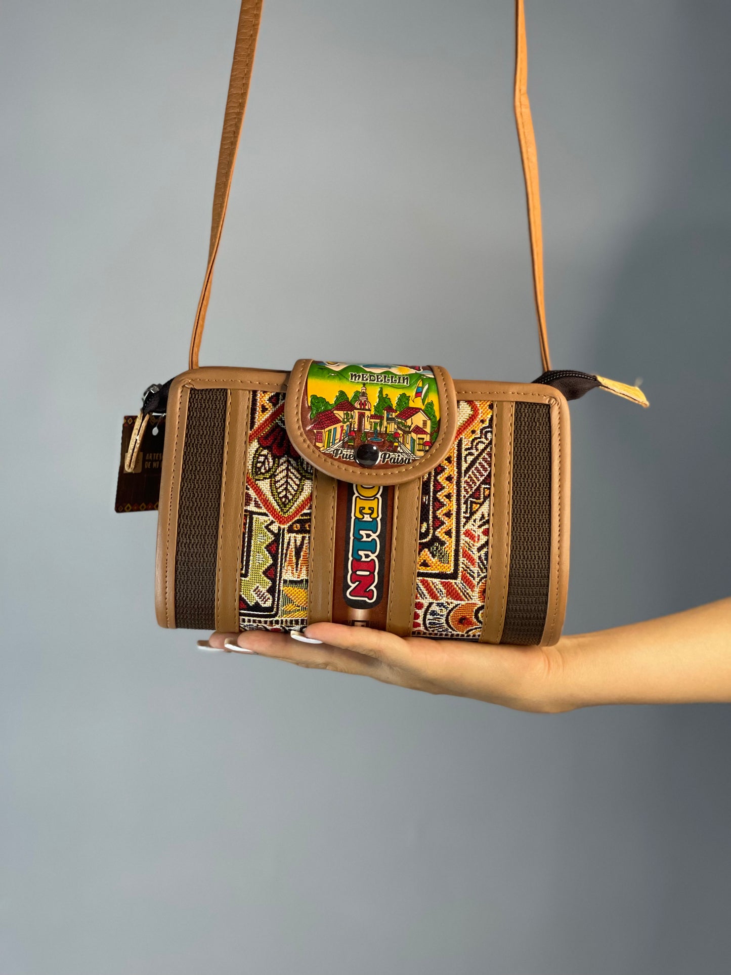Bolso Cilindro Pequeño Cafe