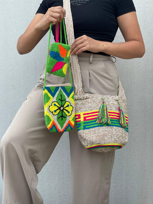 ✨Combo: Mochila MEDIANA Diseño+ Portacelular + (MONEDERO GRATIS) 🎁