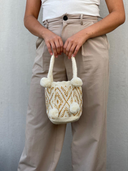 Mochila Pequeña Perlada💎⭐️ (17x15)