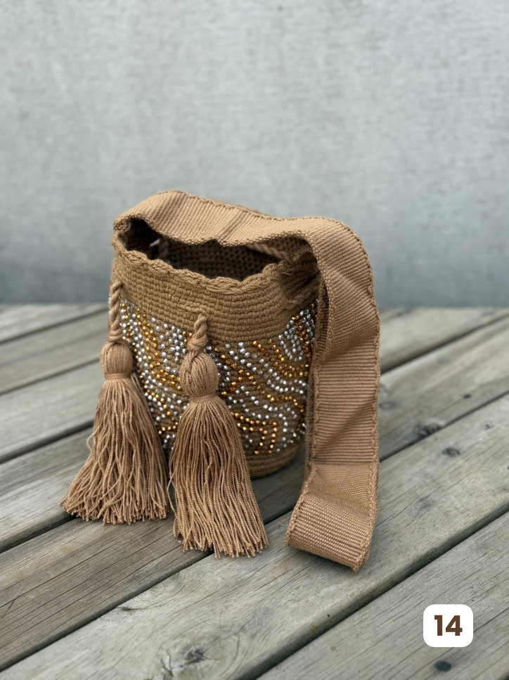 Mochila Pequeña Perlada💎⭐️ (17x15)