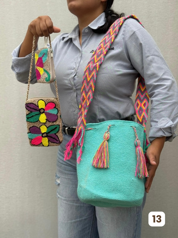💫 Combo: Mochila GRANDE+ Portacelular + (MONEDERO GRATIS) 🎁