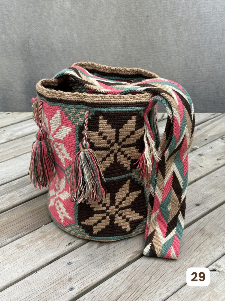 Mochila GRANDE Tonos Guayaba (31x28)