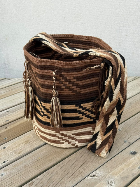 Mochila GRANDE Tonos Tierra (31x28)