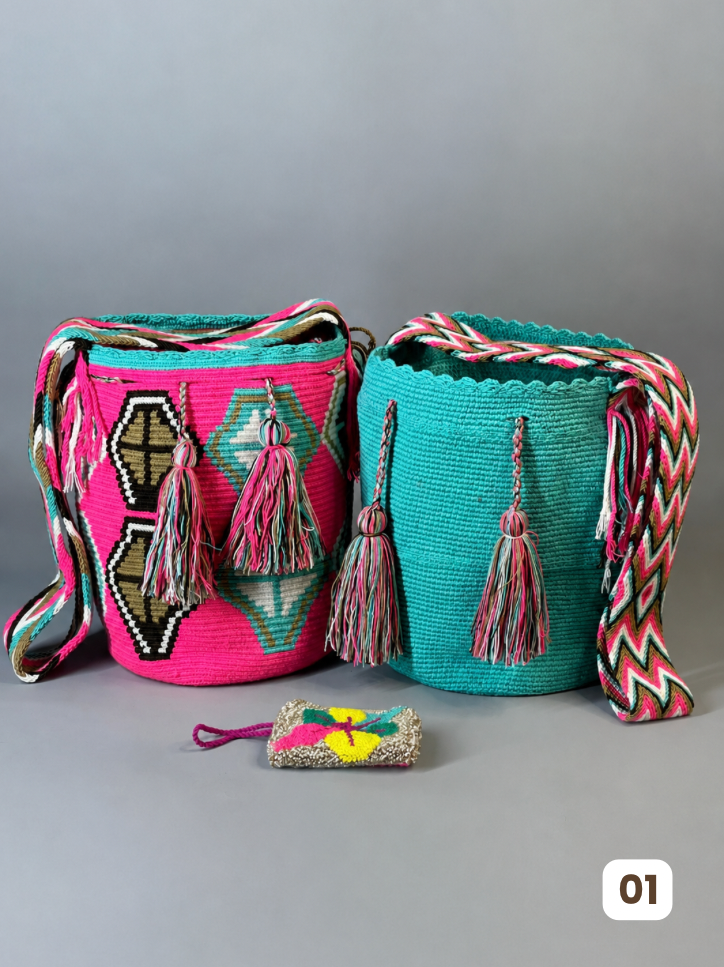 COMBO PAREJAS 🔥 X2 Mochilas GRANDES + Monedero de Regalo🎁